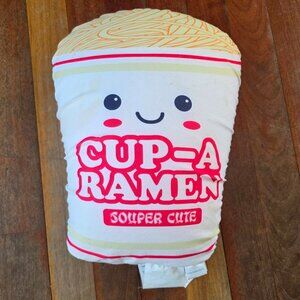2 Scoops Cup-A-Ramen Souper Cute Pillow